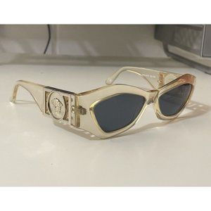 Gianni Versace Mod. 421/B Col. 924 RARE TRANSPARENT SUNGLASSES VINTAGE 90s